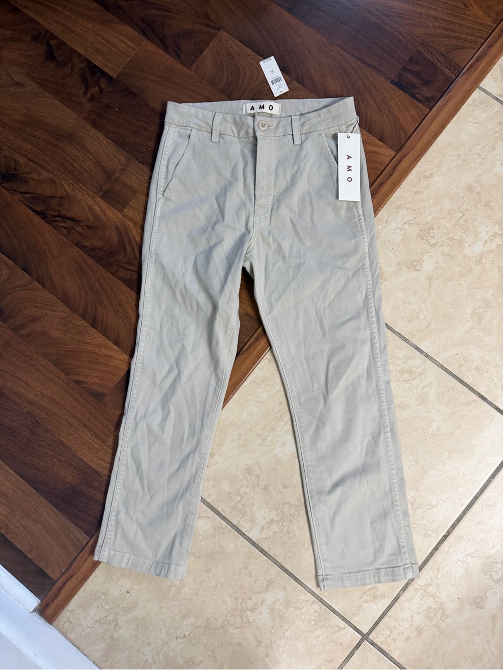 AMO Men's Light Beige Chinos